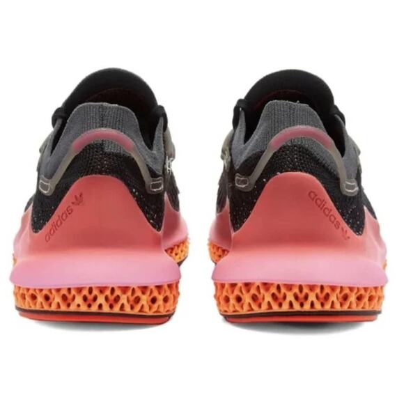 ADIDAS 4D Fusio pink orange black running athletic active tennis shoes size 11.5 - Picture 3 of 13